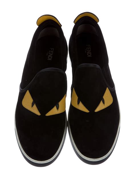 fendi monsters|fendi monster slip on sneakers.